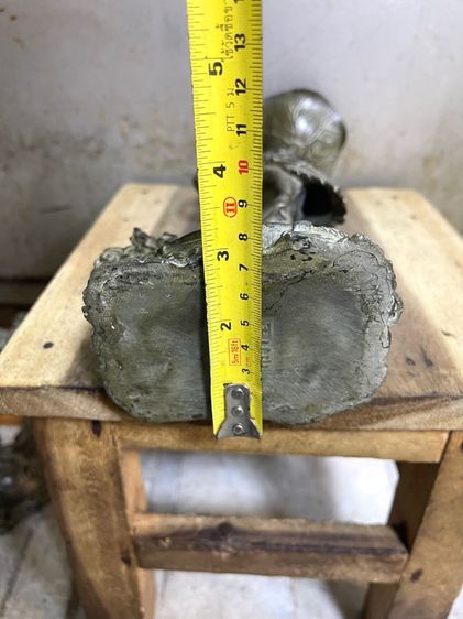 เชิงเทียน เต่ามังกรคู่นกกระเรียน ทองเหลืองสะสม รูปที่ 16