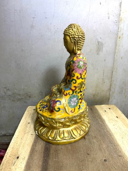 พระยูไล ทองเหลือง ถมปัด สะสม รูปที่ 6