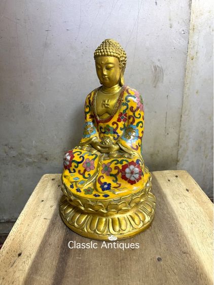 พระยูไล ทองเหลือง ถมปัด สะสม รูปที่ 7