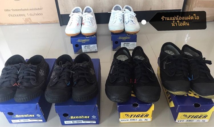 ชาย รองเท้านักเรียนผ้าใบ