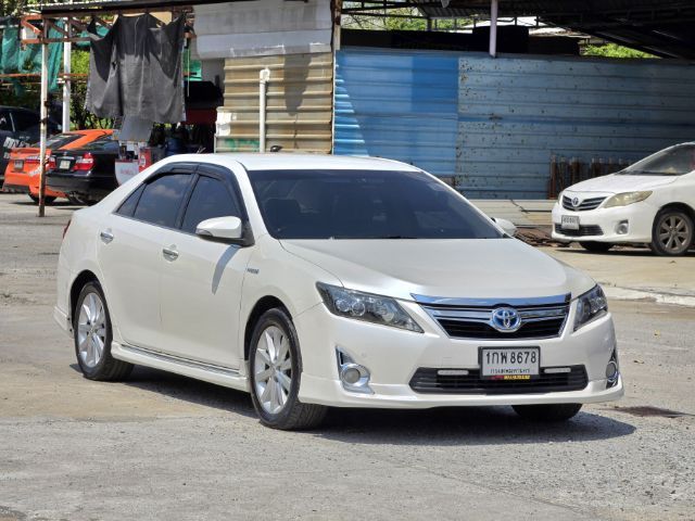 Toyota Camry 2012 2.4 Hybrid Extremo Sedan ไฮบริด ไม่ติดแก๊ส เกียร์อัตโนมัติ บรอนซ์เงิน รูปที่ 3
