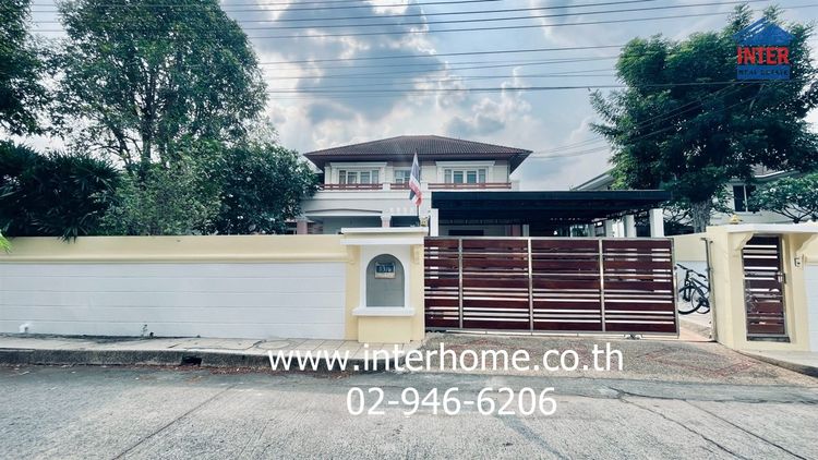 บ้านเดี่ยว 2 ชั้น 198 ตร.ว. หมู่บ้านมณีรินทร์ เอ็กคลูซีฟ ซอยบ้านกลาง1-4 ถนนรังสิต-ปทุมธานี ถนนพหลโยธิน เมืองปทุมธานี ปทุมธานี รูปที่ 2