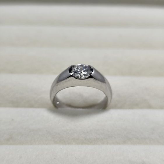 ❌ปิด❌แหวนเงิน เพชรสวย ตอกโค้ด Silver 500 มีน้ำหนัก งานจากญี่ปุ่น รูปที่ 6