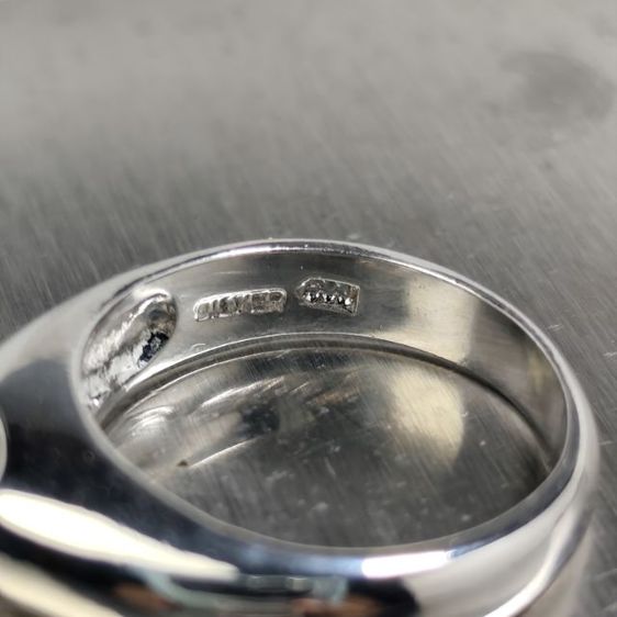 ❌ปิด❌แหวนเงิน เพชรสวย ตอกโค้ด Silver 500 มีน้ำหนัก งานจากญี่ปุ่น รูปที่ 10