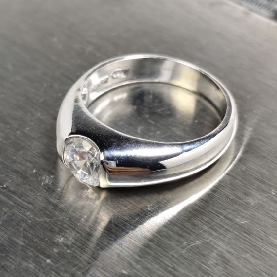 ❌ปิด❌แหวนเงิน เพชรสวย ตอกโค้ด Silver 500 มีน้ำหนัก งานจากญี่ปุ่น รูปที่ 9