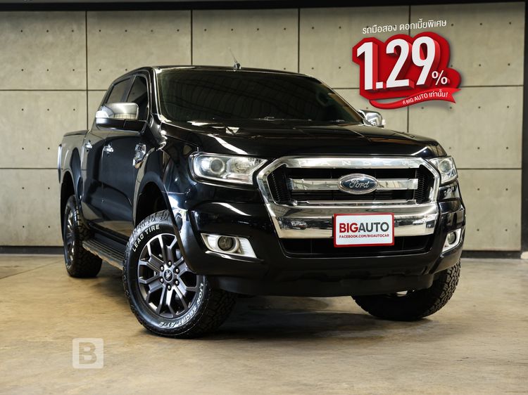 รถ Ford Ranger 2.2 Hi-Rider XLT สี ดำ