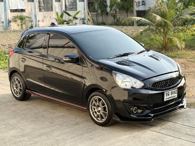 รถ Mitsubishi Mirage 1.2 GLX สี ดำ