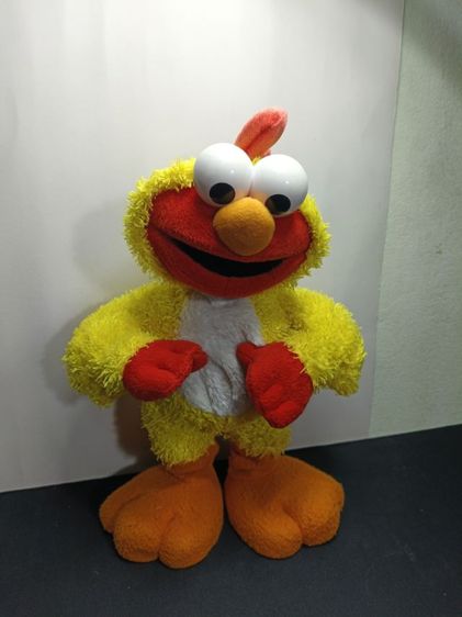 อื่นๆ ตุ๊กตาเอลโม่เต้นระบำไก่ Chicken Dance Elmo งานวินเทจสะสม