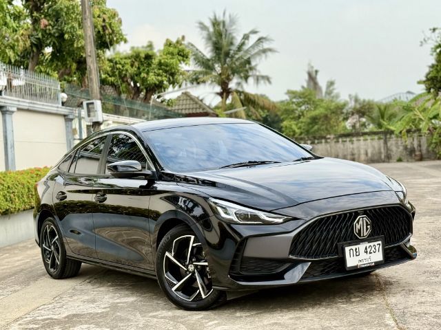 MG MG5 2021 1.5 X Sedan เบนซิน ไม่ติดแก๊ส เกียร์อัตโนมัติ ดำ รูปที่ 2