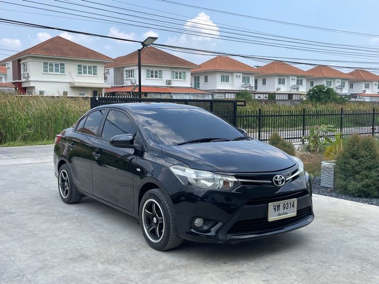 Toyota Vios 2014 1.5 J Sedan เบนซิน ไม่ติดแก๊ส เกียร์อัตโนมัติ ดำ รูปที่ 3
