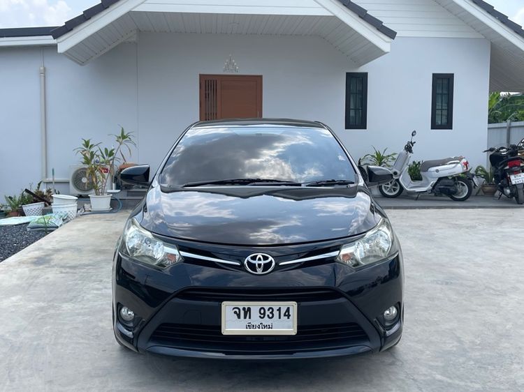 Toyota Vios 2014 1.5 J Sedan เบนซิน ไม่ติดแก๊ส เกียร์อัตโนมัติ ดำ รูปที่ 2
