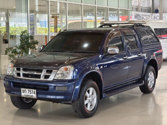 รถ Isuzu D-MAX 3.0 LS 4WD สี น้ำเงิน