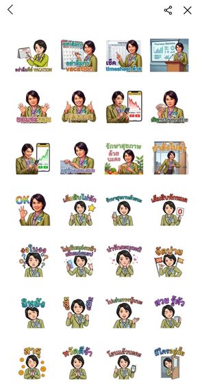 รับออกแบบ-สั่งทำสติ๊กเกอร์ไลน์ราคาถูก รูปที่ 3