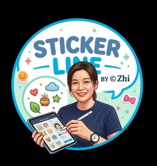 รับออกแบบ-สั่งทำสติ๊กเกอร์ไลน์ราคาถูก รูปที่ 4