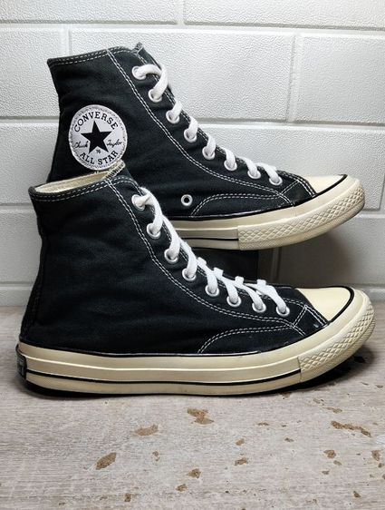รองเท้าผ้าใบหุ้มข้อมือสอง (สีดำ) converse ลีโปป้ายดำ งานแท้ สภาพดี เบอร์ 41 ยาว 26 cm(.ส่งฟรี มีเก็บเงินปลายทาง รูปที่ 4