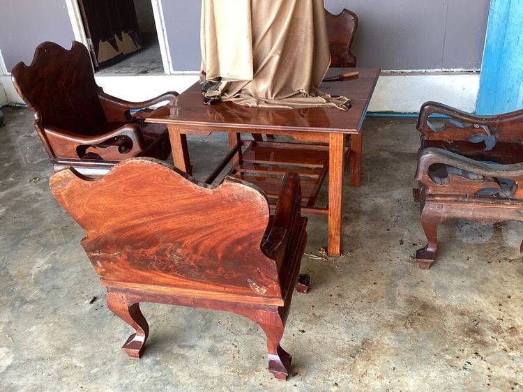 เฟอร์นอเจอร์ไม้มะค่าของดั้งเดิม รูปที่ 5