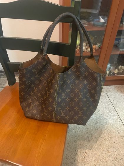 ไม่ระบุ น้ำตาล หนังแท้ Louis Vuitton กระเป๋าหลุยส์ วิตตอง
