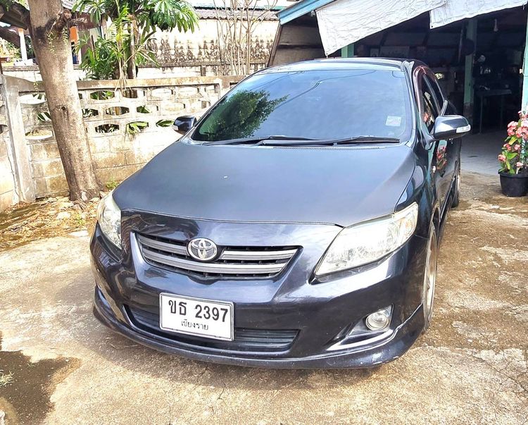 Toyota Altis 2008 1.6 E Sedan เบนซิน ไม่ติดแก๊ส เกียร์อัตโนมัติ ดำ รูปที่ 2