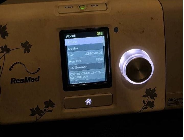 CPAP  ResMed AirSense 10-11      รูปที่ 2