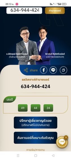 เบอร์สวยและมงคล