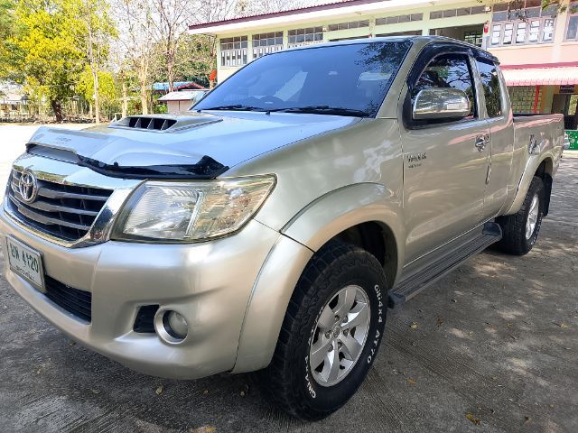 Toyota Hilux Vigo Champ 2014 Smart Cab 2.5 E Prerunner Pickup ดีเซล ไม่ติดแก๊ส เกียร์อัตโนมัติ บรอนซ์ทอง รูปที่ 3