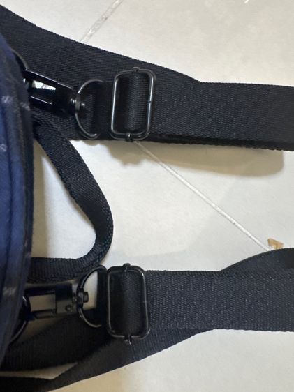 กระเป๋าเป้ ลายสีน้ำเงิน ใบเล็ก 8“ unique ถอดสายได้ น่ารักดี รูปที่ 4