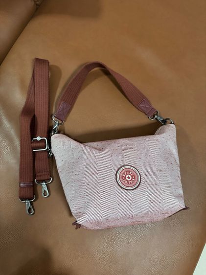 หญิง แดง ผ้า Kipling แท้มือ2 พร้อมส่ง