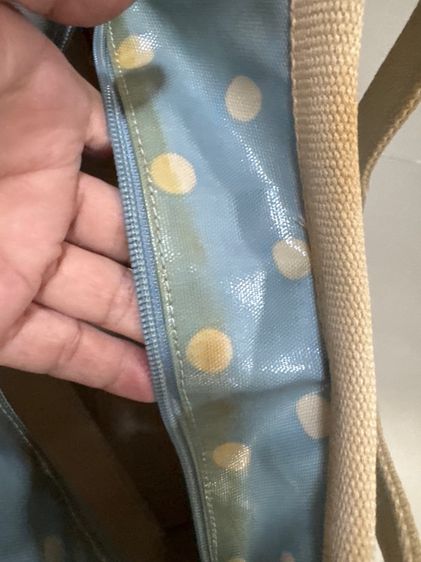 กระเป๋าสะพาย มือ 2  สีฟ้า  รูปที่ 6