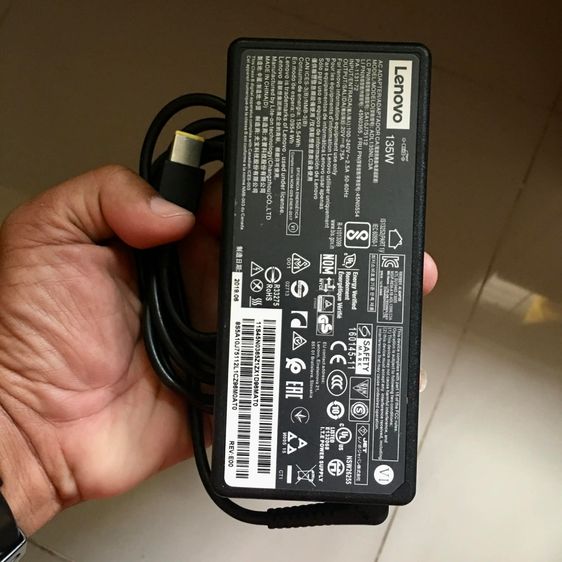Adapter Lenovo หัวยูเอสบี 20V 6.75A 135W เทสแล้วใช้งานปกติ พร้อมสายAC 
