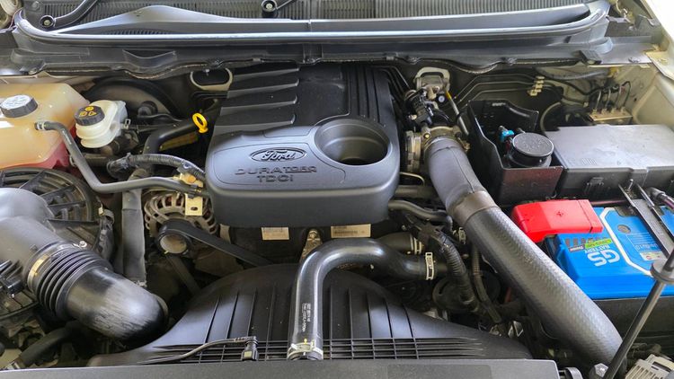 Ford Ranger 2014 2.2 Hi-Rider Wildtrak Pickup ดีเซล ขาว รูปที่ 3