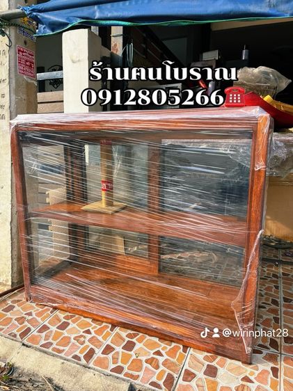 ตู้ข้าวมันไก่ ตู้ก๋วยเตี๋ยว ตู้ก๋วยจั๊บ ตู้โชว์ ตู้ไม้สัก
