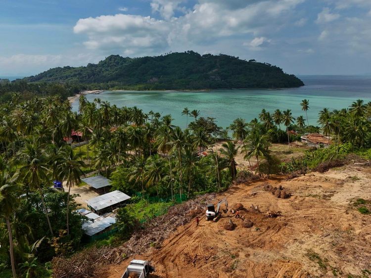 ขายที่ดินเกาะสมุย 2 ไร่ ตลิ่งงาม ใกล้ทะเล แบ่งขาย เหมาะสร้างวิลล่าและรีสอร์ต รูปที่ 4