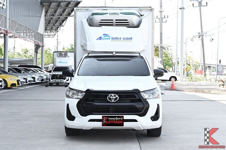 Toyota Hilux Revo 2025 2.4 Entry Pickup ดีเซล ไม่ติดแก๊ส เกียร์ธรรมดา ขาว รูปที่ 2