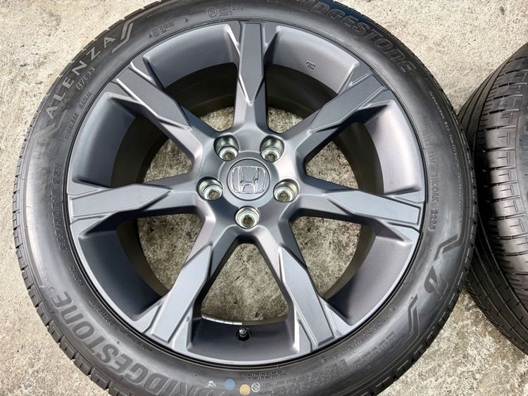 ล้อแม็ก HONDA ใส่ HRV ขอบ 18” ถอดป้ายแดง ยาง BRIDGESTONE 225-50R18 ปี 25 ครับหน้ายางยังอยู่ครบ  รูปที่ 7