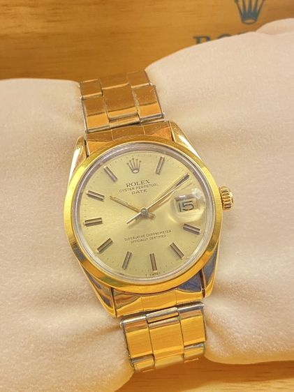 Rare item‼️ Rolex Date เรือนทอง
 รูปที่ 3