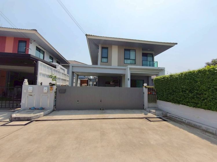 Sansiri มีบางส่วน บ้านเดี่ยว 2 ชั้น โคงการอณาสิริ  บางใหญ่  หลังริม ตกแต่งพร้อมอยู่