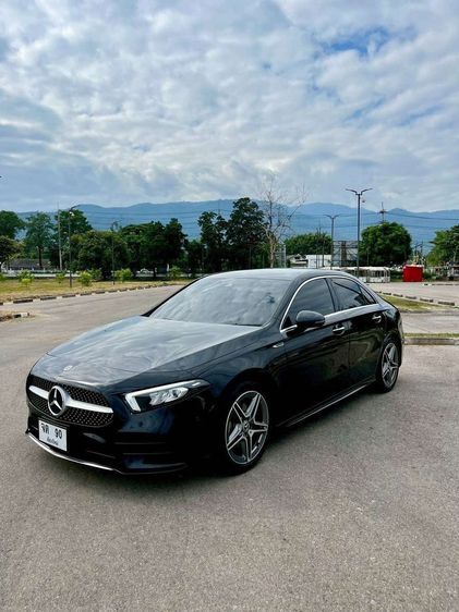 Mercedes-Benz A-Class 2023 A200 Sedan เบนซิน ไม่ติดแก๊ส เกียร์อัตโนมัติ ดำ รูปที่ 3