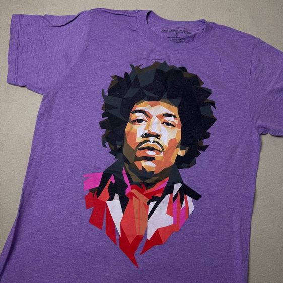 เสื้อยืด Jimi Hendrix Art Size S รูปที่ 2