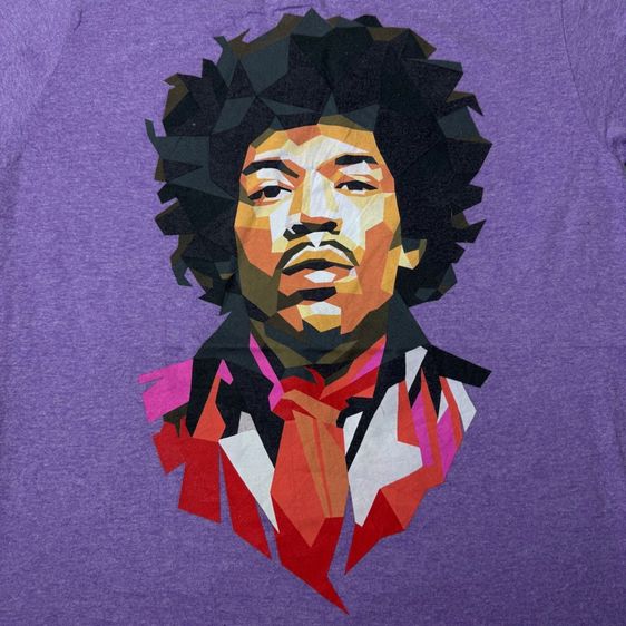 เสื้อยืด Jimi Hendrix Art Size S รูปที่ 3