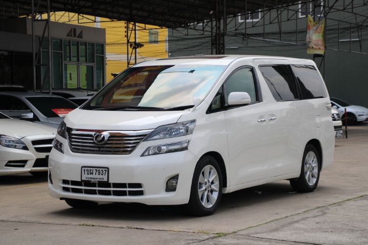 Toyota Vellfire 2011 2.4 V Van เบนซิน เกียร์อัตโนมัติ ขาว รูปที่ 2