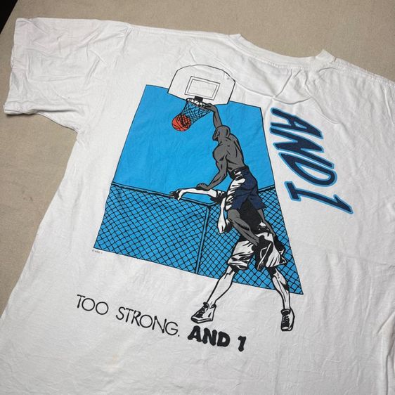 เสื้อยืด 90s AND1 รุ่นเก่าหายาก Size XL  รูปที่ 2