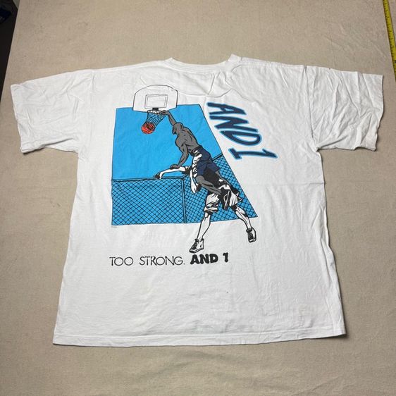 เสื้อยืด 90s AND1 รุ่นเก่าหายาก Size XL 