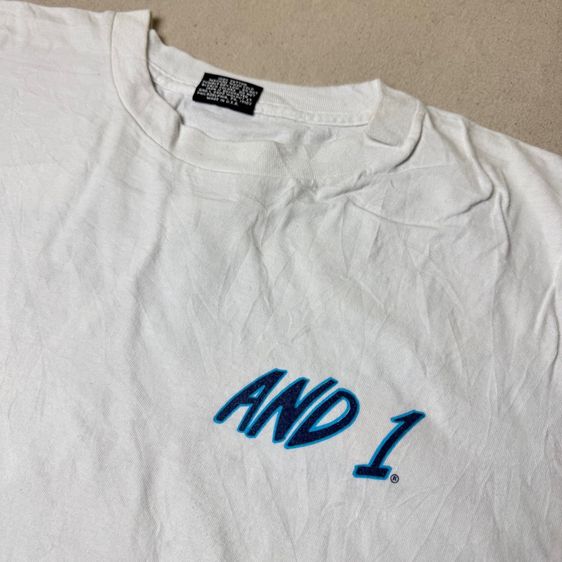 เสื้อยืด 90s AND1 รุ่นเก่าหายาก Size XL  รูปที่ 5