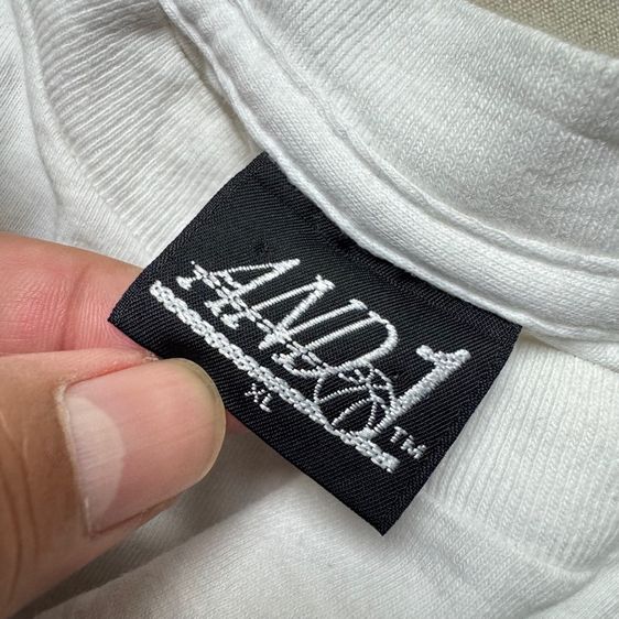 เสื้อยืด 90s AND1 รุ่นเก่าหายาก Size XL  รูปที่ 8