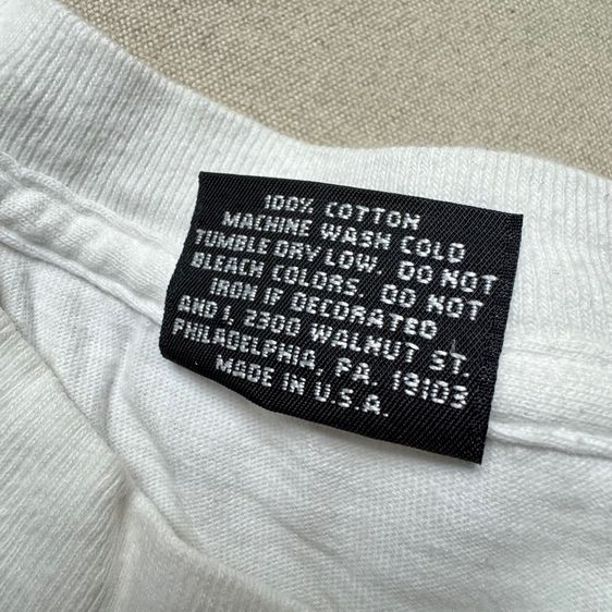 เสื้อยืด 90s AND1 รุ่นเก่าหายาก Size XL  รูปที่ 9