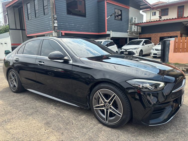 Mercedes-Benz C-Class 2023 C220 Sedan ดีเซล ไม่ติดแก๊ส เกียร์อัตโนมัติ ดำ รูปที่ 2