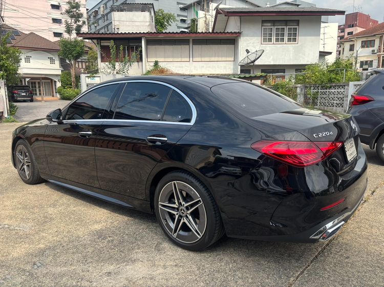 Mercedes-Benz C-Class 2023 C220 Sedan ดีเซล ไม่ติดแก๊ส เกียร์อัตโนมัติ ดำ รูปที่ 3
