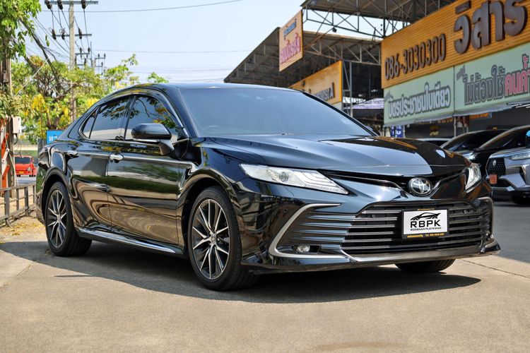 Toyota Camry 2022 2.5 Premium Sedan ไฮบริด ไม่ติดแก๊ส เกียร์อัตโนมัติ ดำ รูปที่ 4