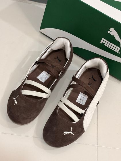 Puma Speedcat Ballet Suede Junior สีน้ำตาล size.4.5 (37.5) รูปที่ 2