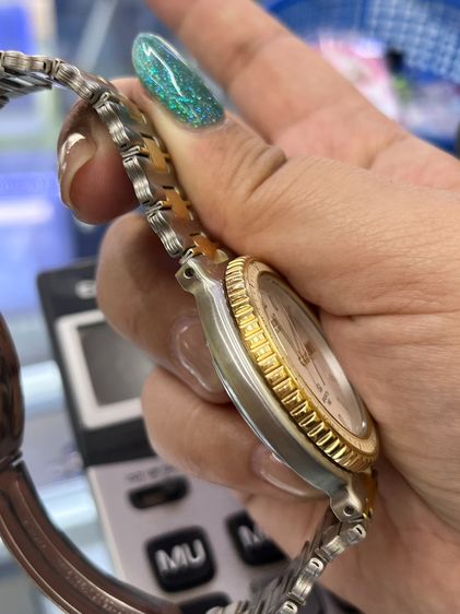 Seiko Sports 150 Quartz 5H23-6B80 Vintage Two-Tone Day-Date กันน้ํา 150m สายเดิม Seiko รูปที่ 9